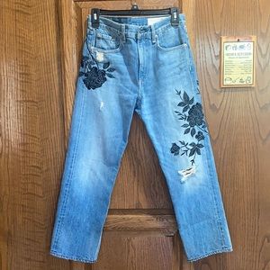 Rag & Bone cropped denim jean